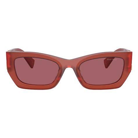 miu miu glimpse sonnenbrille|MIU MIU Glimpse rectangular.